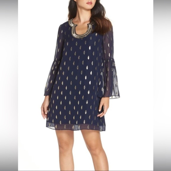 Lilly Pulitzer Amory Silk Shift Dress - Picture 2 of 7